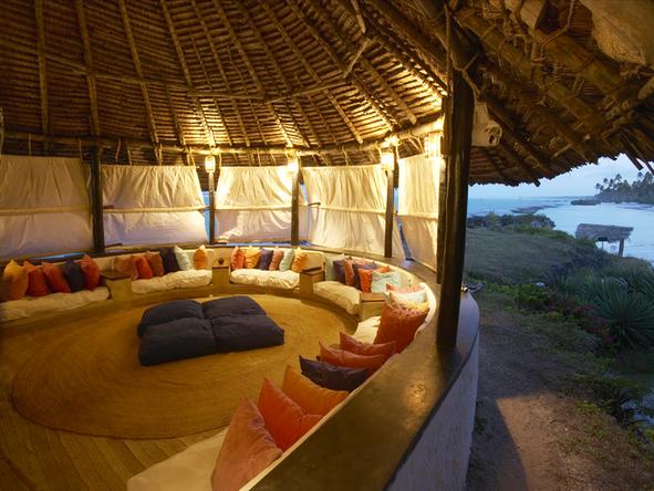 Matemwe Lodge - sitting area